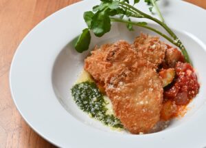 キャビアフィッシュのフライ カポナータ添え(ライスorパン付)イメージ