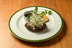 那須野ヶ原牛と那須三元豚のハンバーグ ジャポネソースイメージ